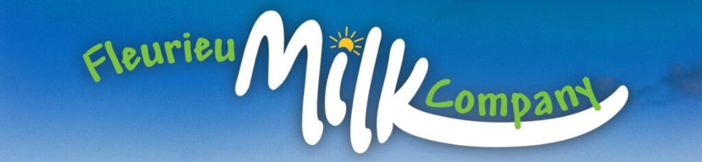 Logo for the Fleurieu milk company