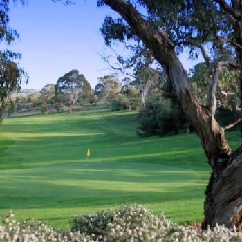 The 18th hole at VHGC